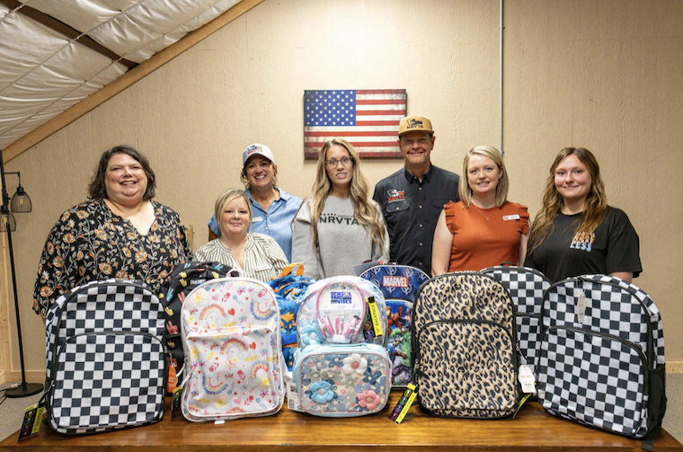 NRVTA staff school supply drive
